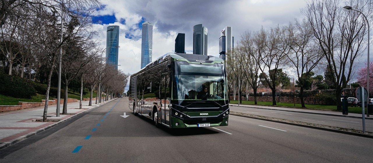 Bus Scania 100 % électrique Castrosua