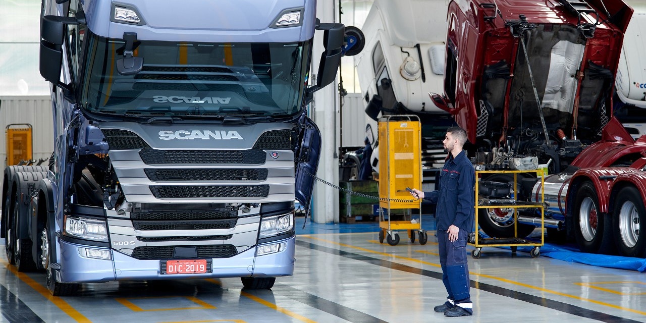  Scania workshop