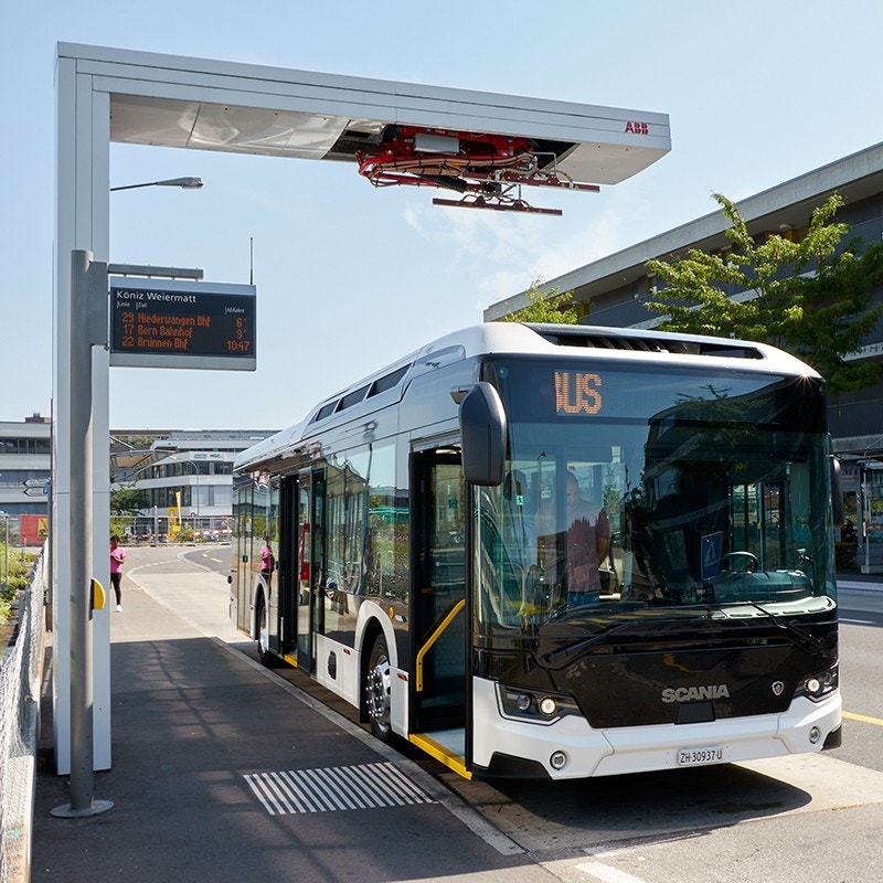 Scania bus charging station