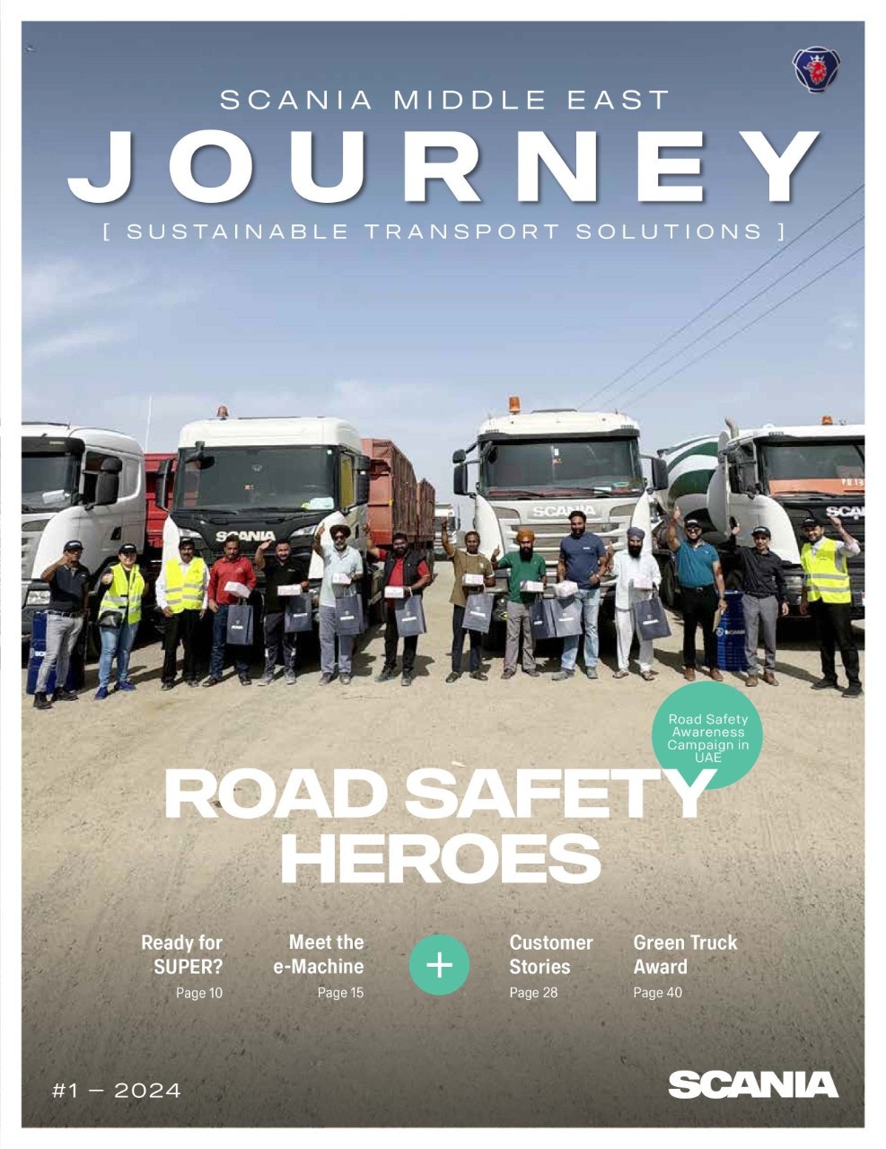 Scania Middle East - Customer Magazine, JOURNEY for 1H of 2024