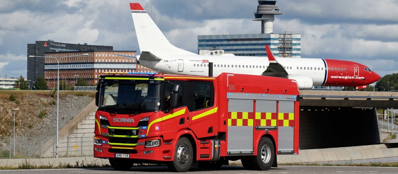 Lastbilar för flygtransporter