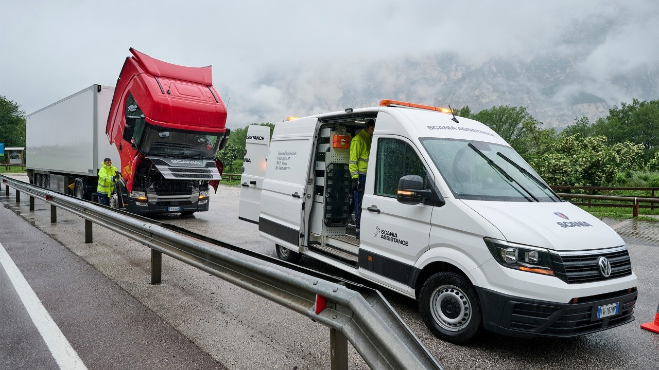 Scania Assistance pomáhá se závadami