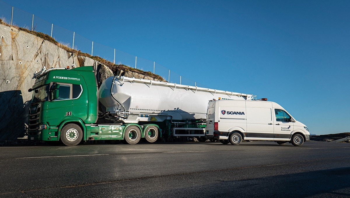 Técnico de servicio de Scania Assistance