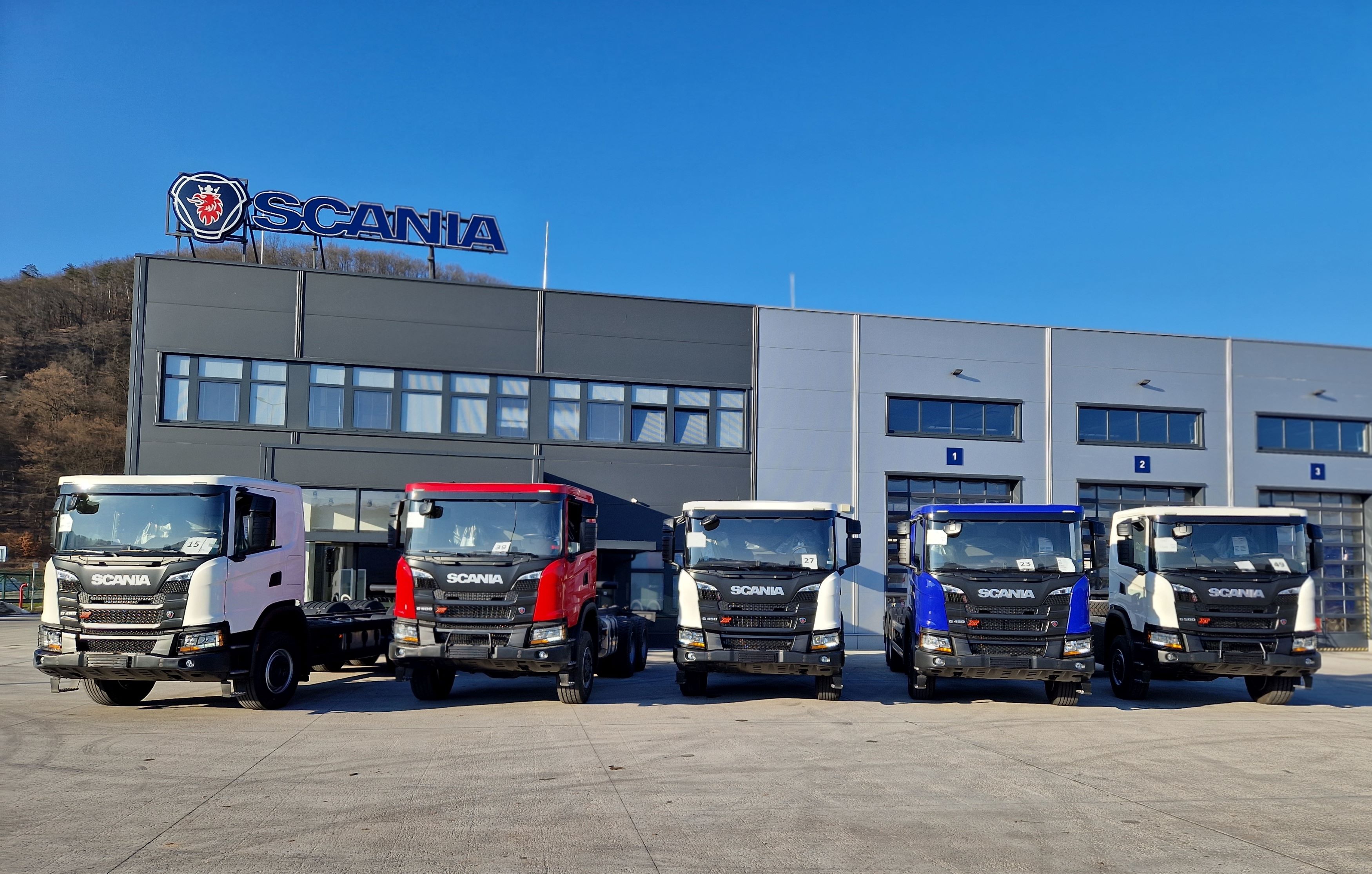 Skladová vozidla Scania XT