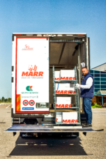 Il Gruppo MARR sempre più sostenibile: al via il primo trasporto 100% elettrico in Lombardia con Scania
