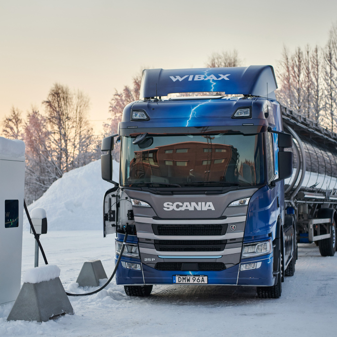 64-тонна електрична вантажівка Scania 