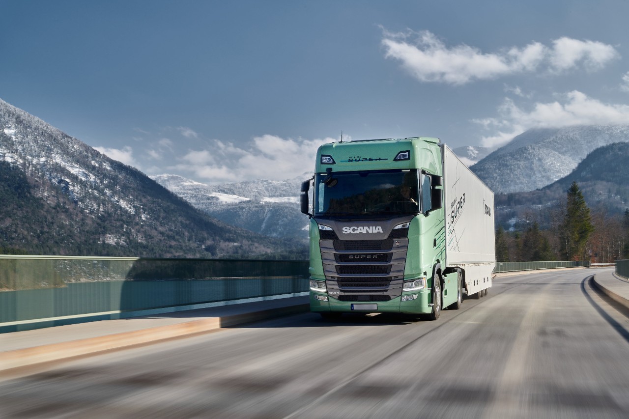 Obrázek nákladního vozidla Scania Super