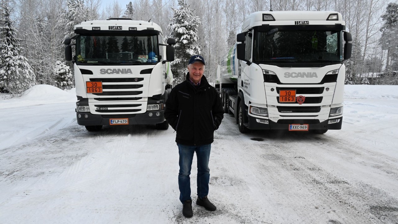 Polttoaineita toimittavan Kuljetusliike Koskelaisen kolmeen Scaniaan aktivoitiin Suomen kuorma-autoliikenteen yksi edistyksellisimmistä huolto-ohjelmista, Scania ProCare