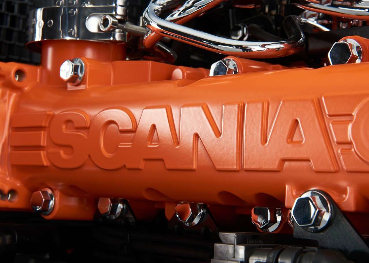 Двигатель генератора Scania 50 Гц