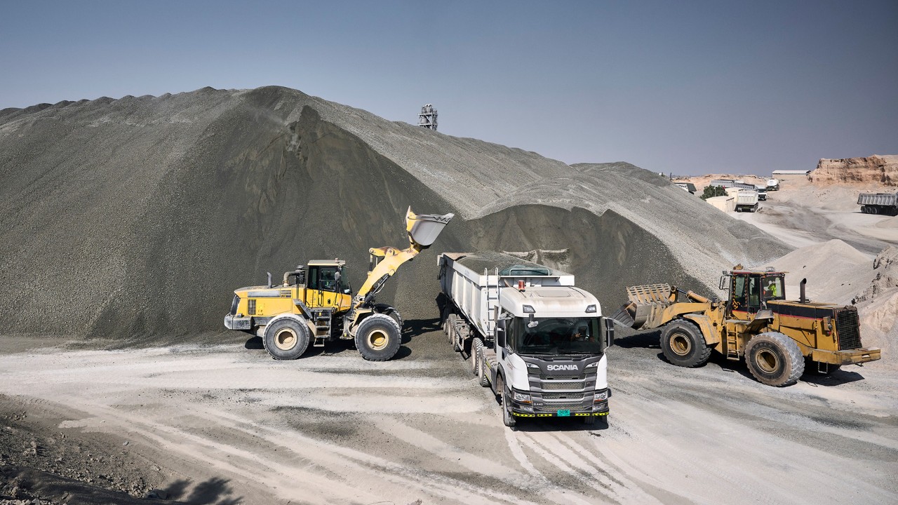 Mining truck tipper Scania G 440 XT 6x4 mining-tipper